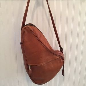 FRYE RARE VINTAGE ERGO LEATHER TRAVEL BAG